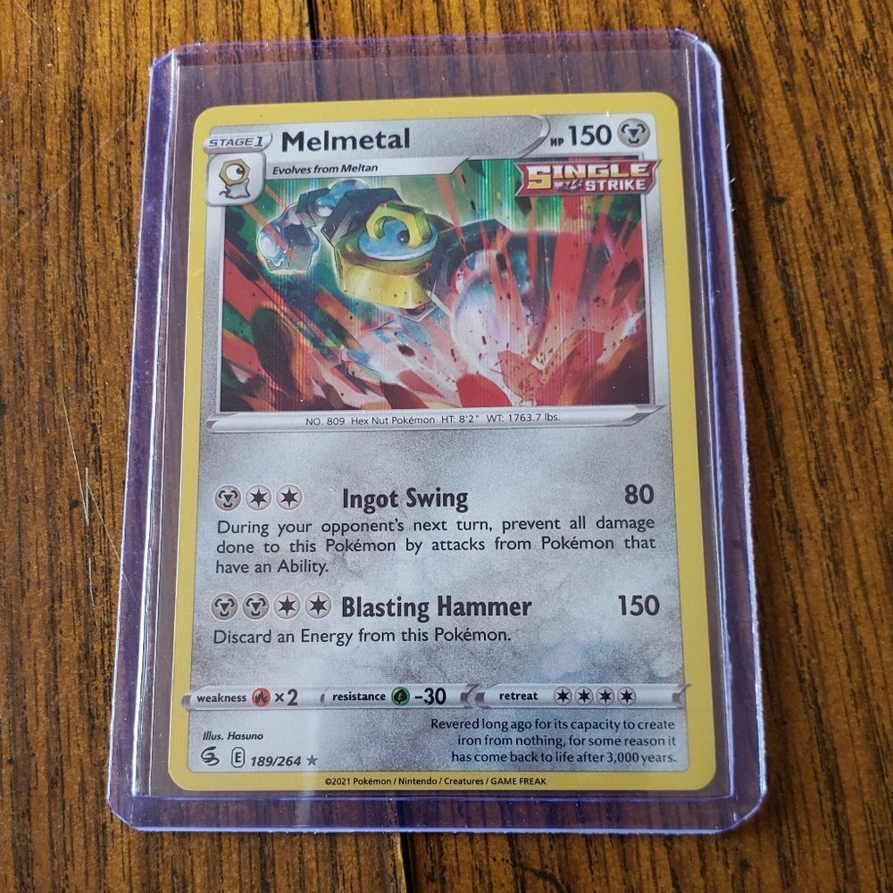 Pokemon Melmetal 189/264 Fusion Strike Nm/Mint Condition!